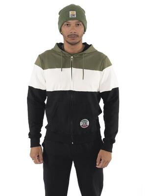 Winter herensweater met capuchon "varsity