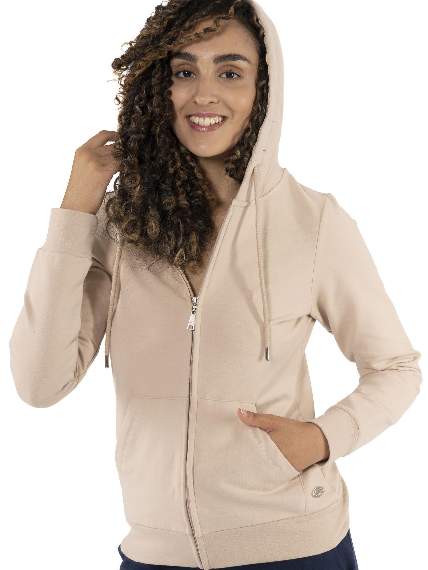 Sweat-shirt d'hiver pour femme à capuche entièrement zippée "Never Without" 5/6