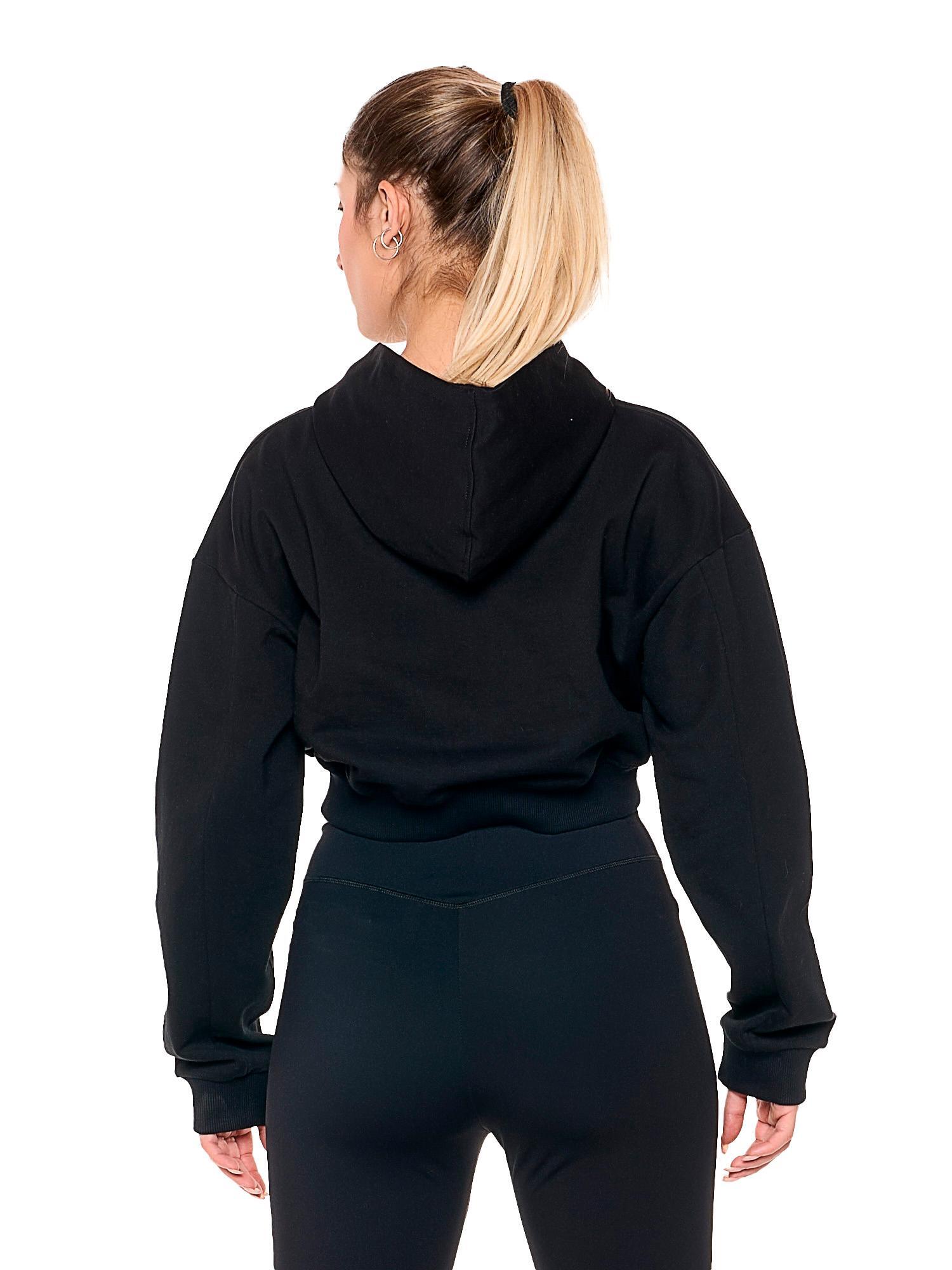 Cropped damessweatshirt "Gen Z" met capuchon 4/6