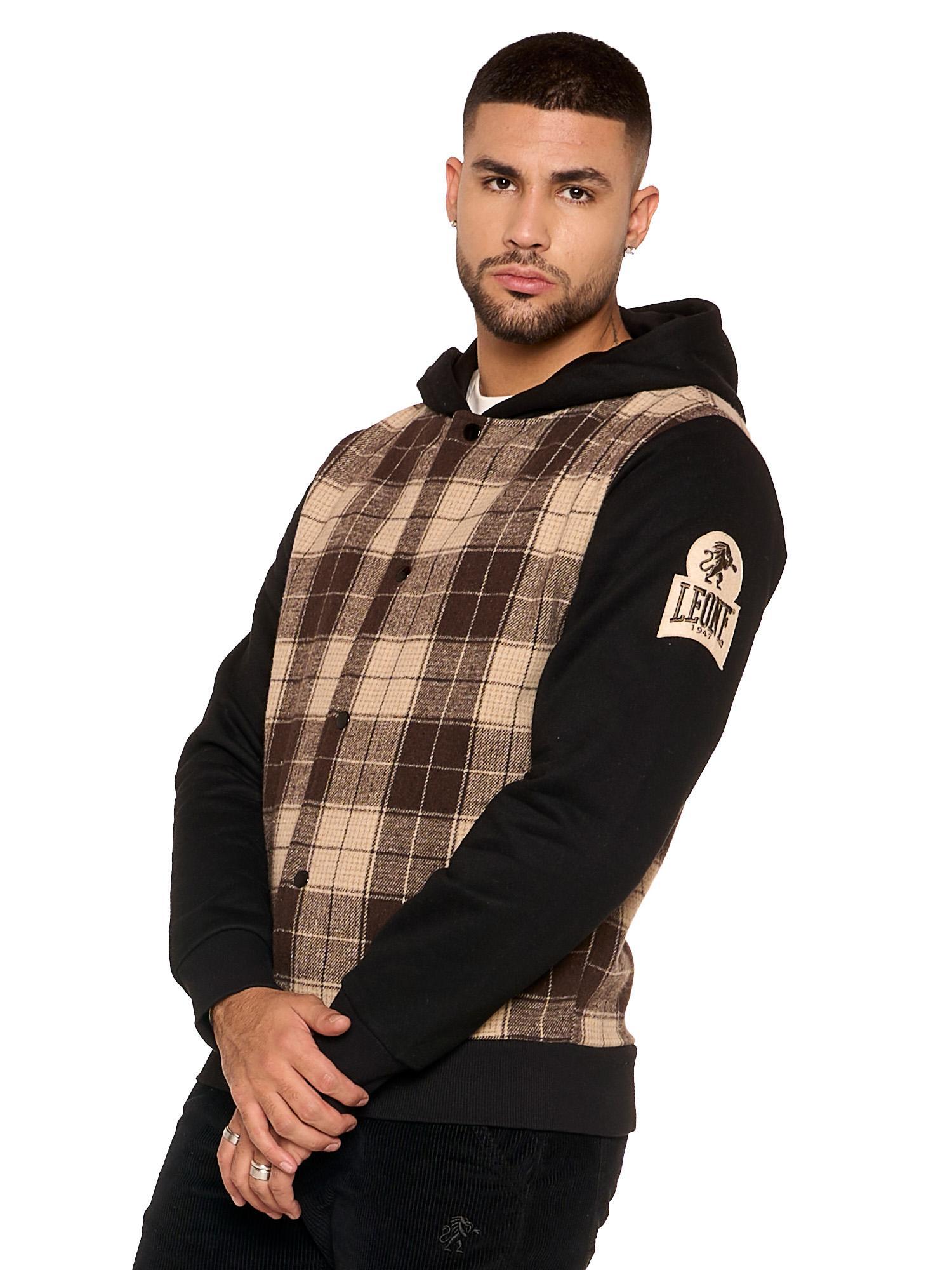 Herren-Kapuzenpullover mit durchgehenden Knöpfen Metropolitan 5/6