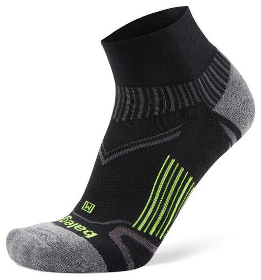 Balega Chaussettes de course Enduro avec soutien de voûte, noires, petites