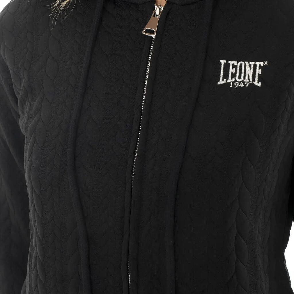 Women's "Relaxed" Winter Zip-Up Hoodie with Cable Knit Hood