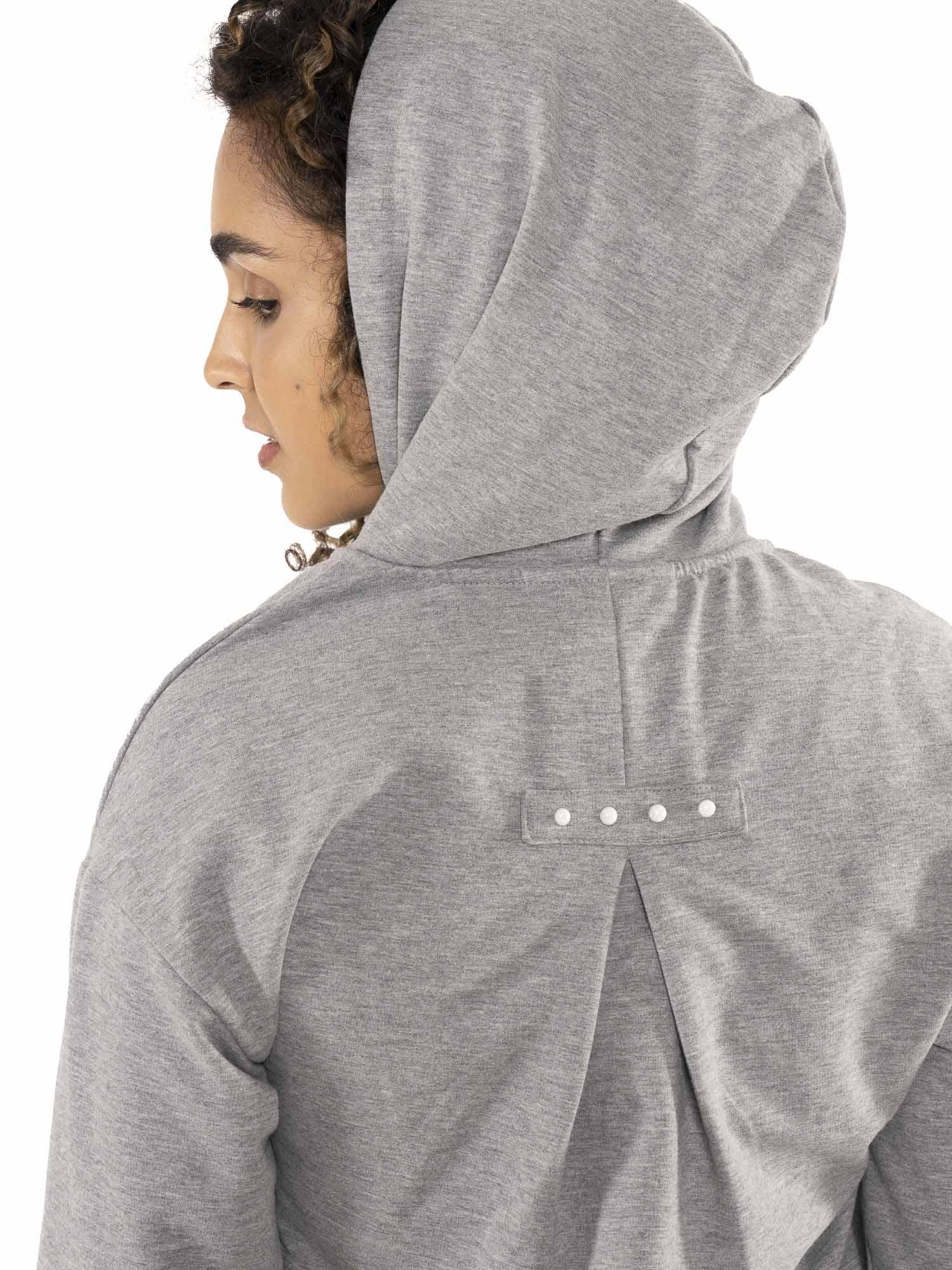 Dames winter hoodie met rits "Pearl" 5/7