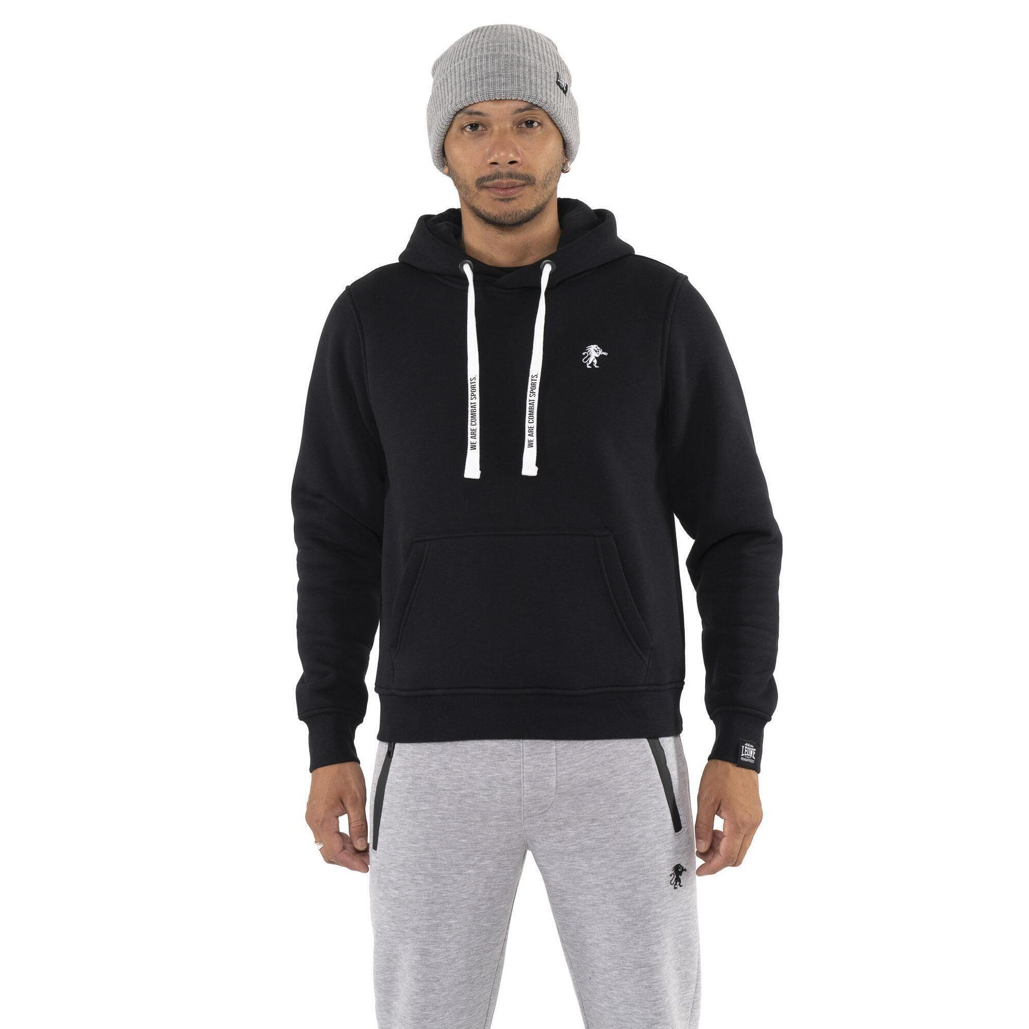 Leone 1947 Apparel - Sweat À Capuche Hiver Homme "smooth" - Sweat-shirt - Noir - Decathlon