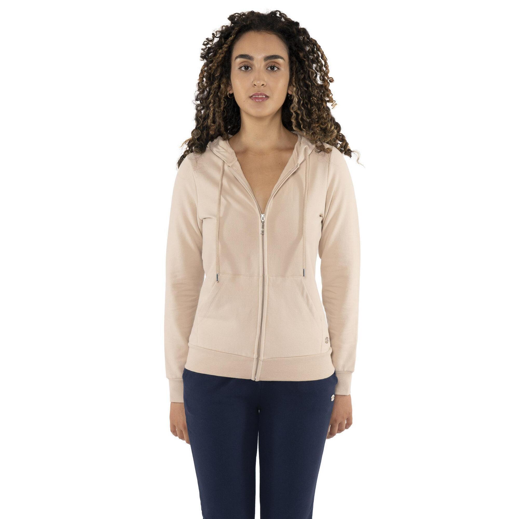 Leone 1947 Apparel - Sweat-shirt D'Hiver Pour Femme À Capuche Entièrement Zippée "never Without" - Sweat-shirt - Beige - 42 M/l - Decathlon