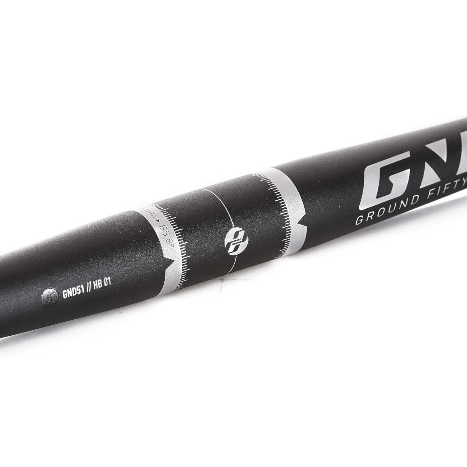 Ghost Lenkerbügel GND51 Race Alloy, Ø 31.8, 740mm, schwarz, 8° 3/4