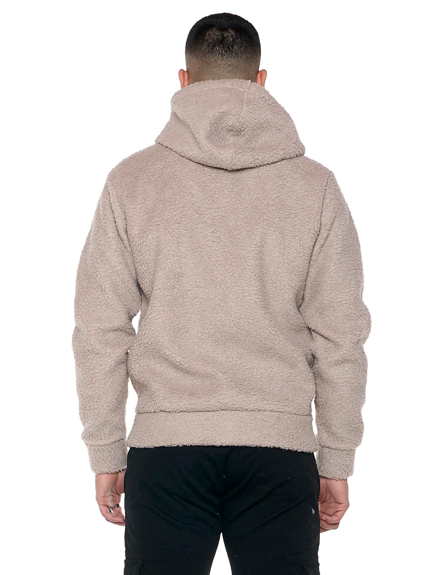 Felpa da uomo in micro pile con cappuccio e zip "Metropolitan" 4/6