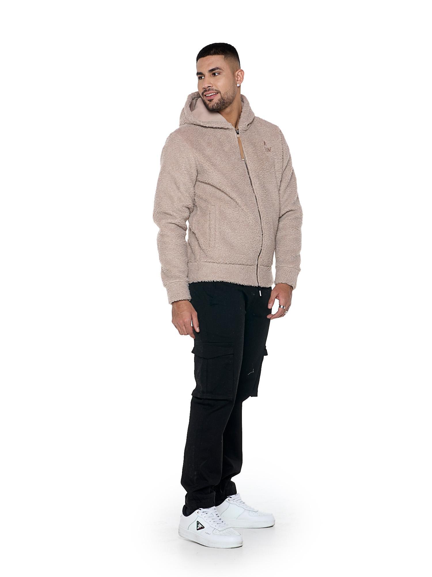 Felpa da uomo in micro pile con cappuccio e zip "Metropolitan" 2/6