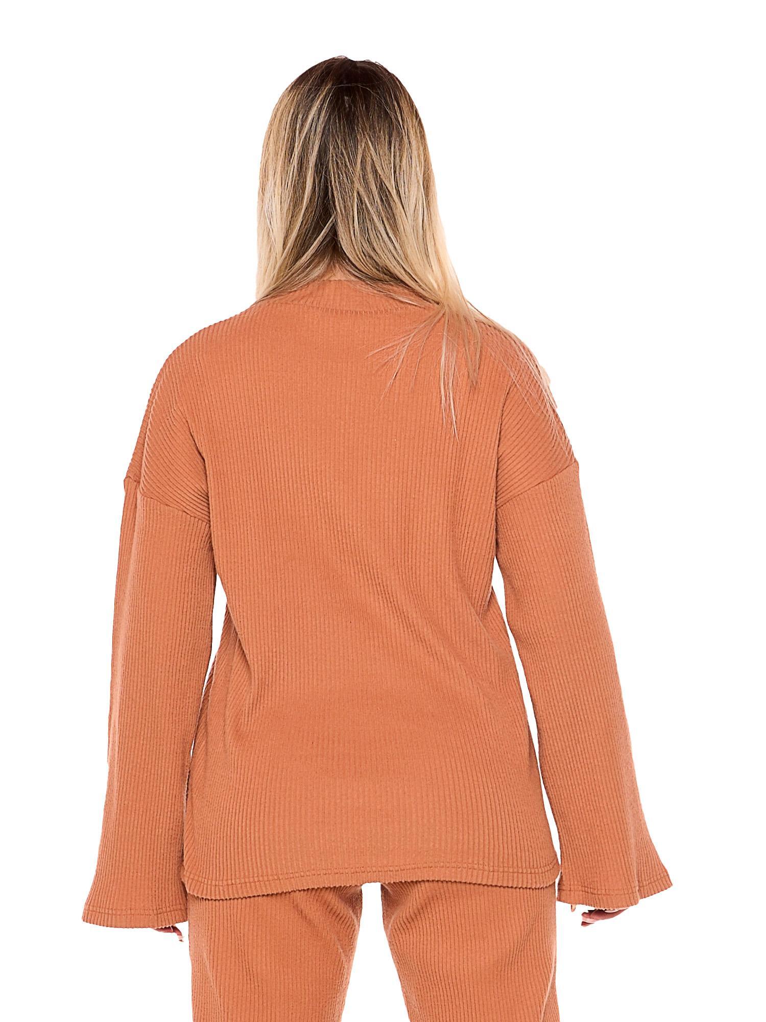 Sweat-shirts côtelés d'hiver pour femmes « Relaxed » 4/8
