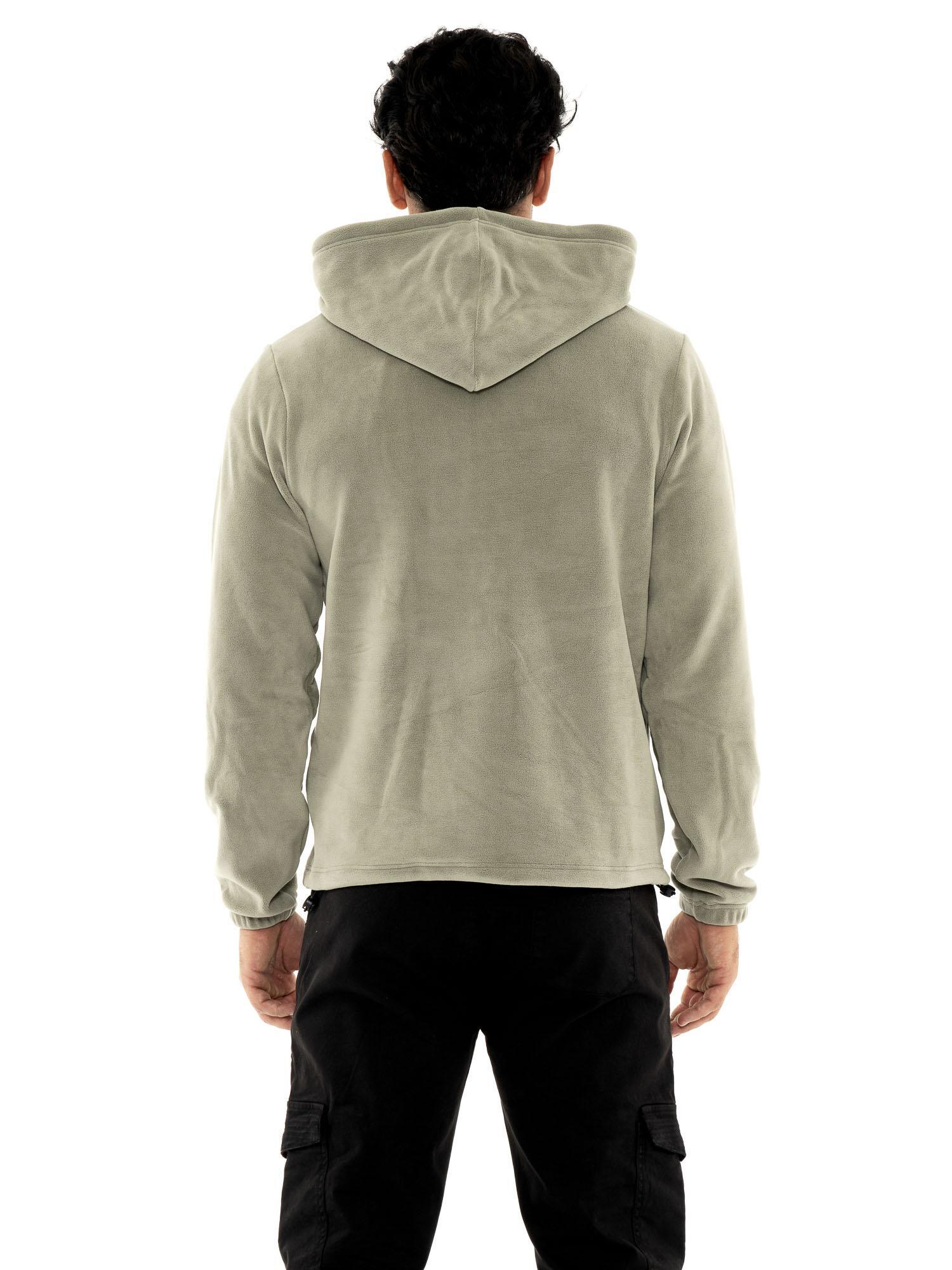Sudadera de hombre en micropolar con capucha "Metropolitan" 4/6