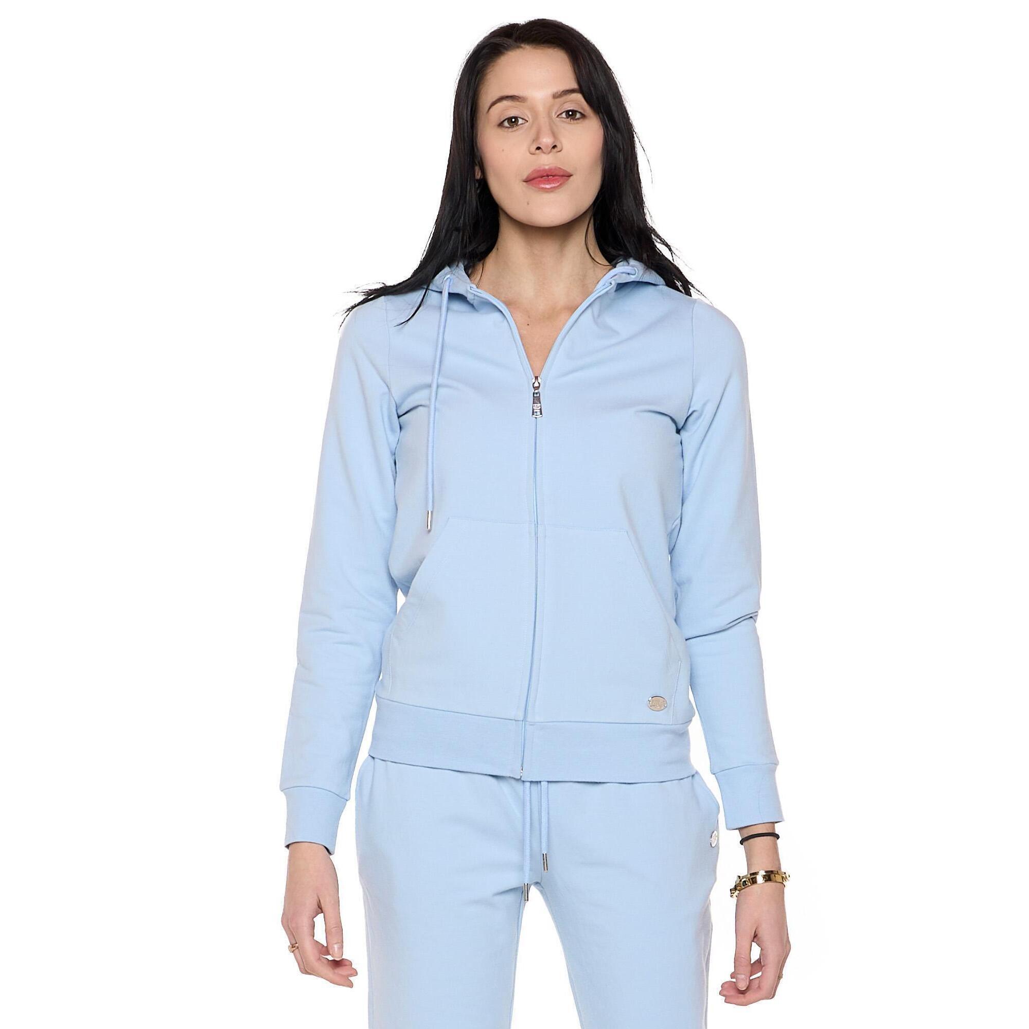 Leone 1947 Apparel - Sweat-shirt D'Hiver Pour Femme À Capuche Entièrement Zippée "never Without" - Sweat-shirt - Bleu - S - Decathlon