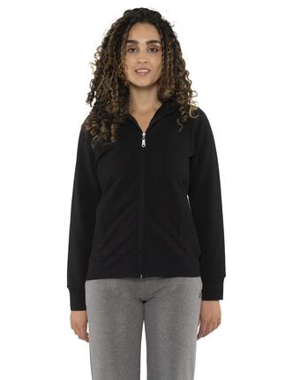 Sweat-shirts d'hiver à col montant zippés pour femmes Leone 1947