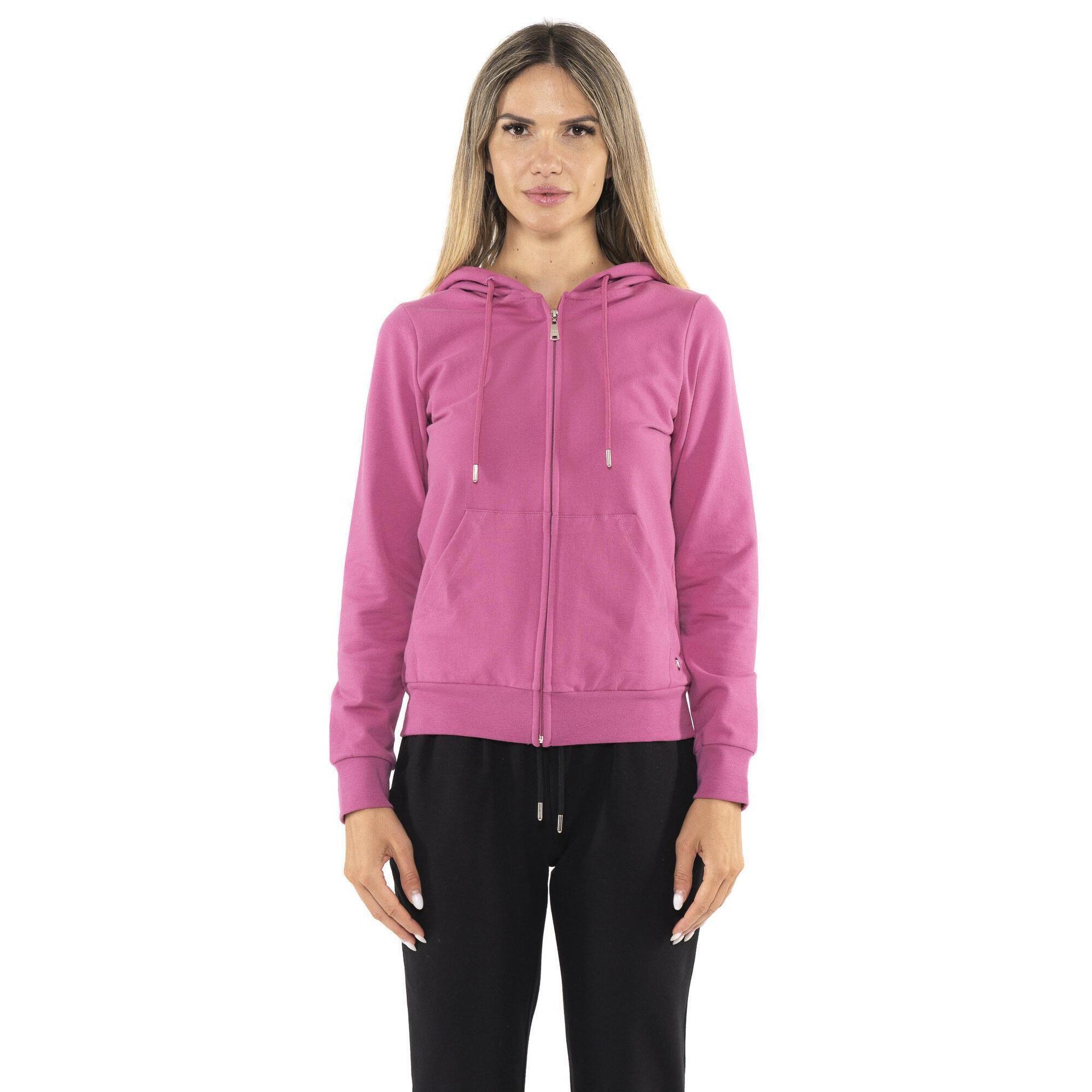 Leone 1947 Apparel - Sweat-shirt D'Hiver Pour Femme À Capuche Entièrement Zippée "never Without" - Sweat-shirt - Violet - 40 M - Decathlon