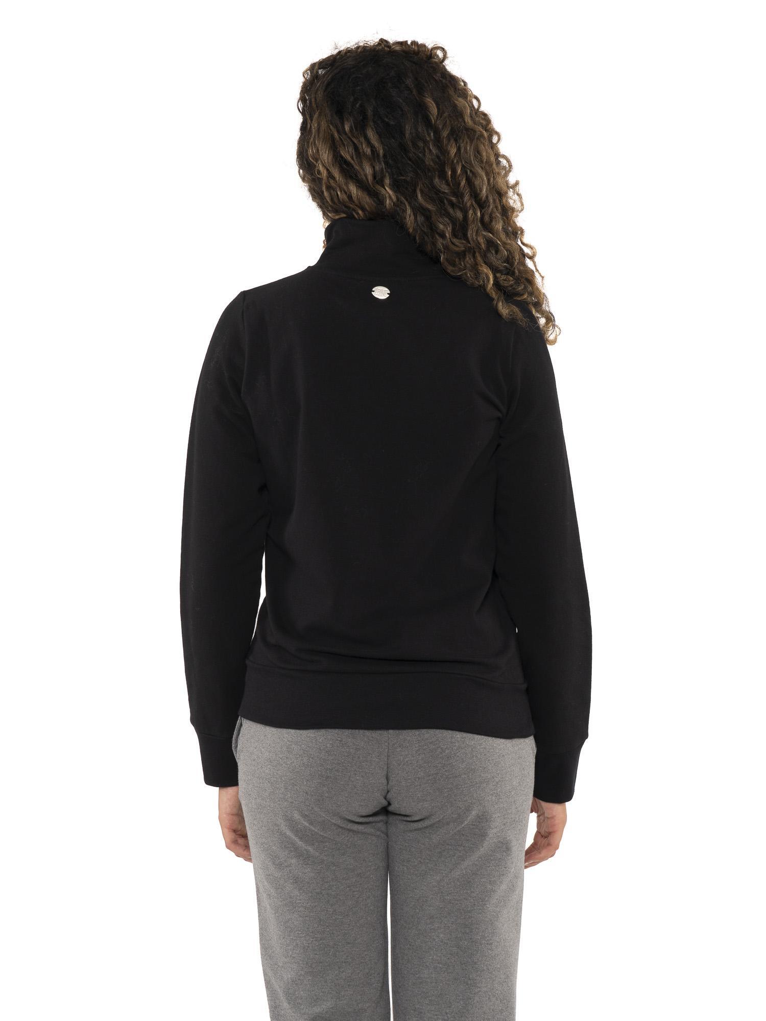 Sudadera mujer Leone 1947 Apparel Never Without cuello alto cremallera invierno 4/7