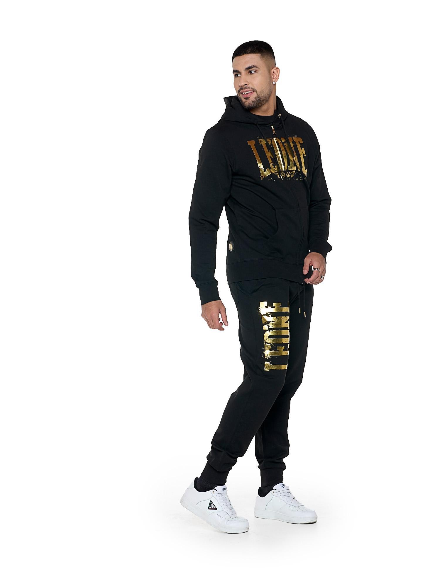 Sweat homme hiver en coton stretch avec zip "Authentic Gold" 3/5