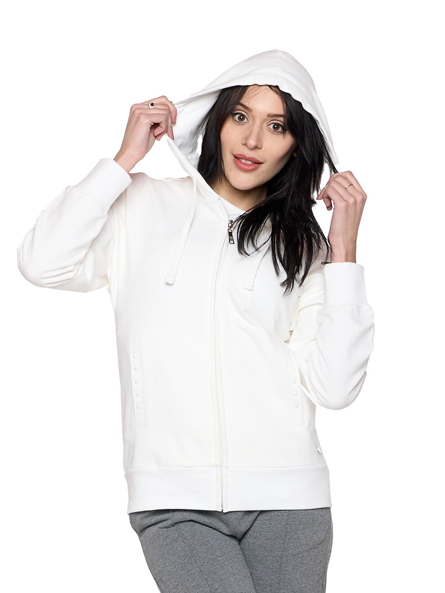 Sudadera con capucha mujer Leone 1947 Apparel Pearl cremallera invierno 5/7