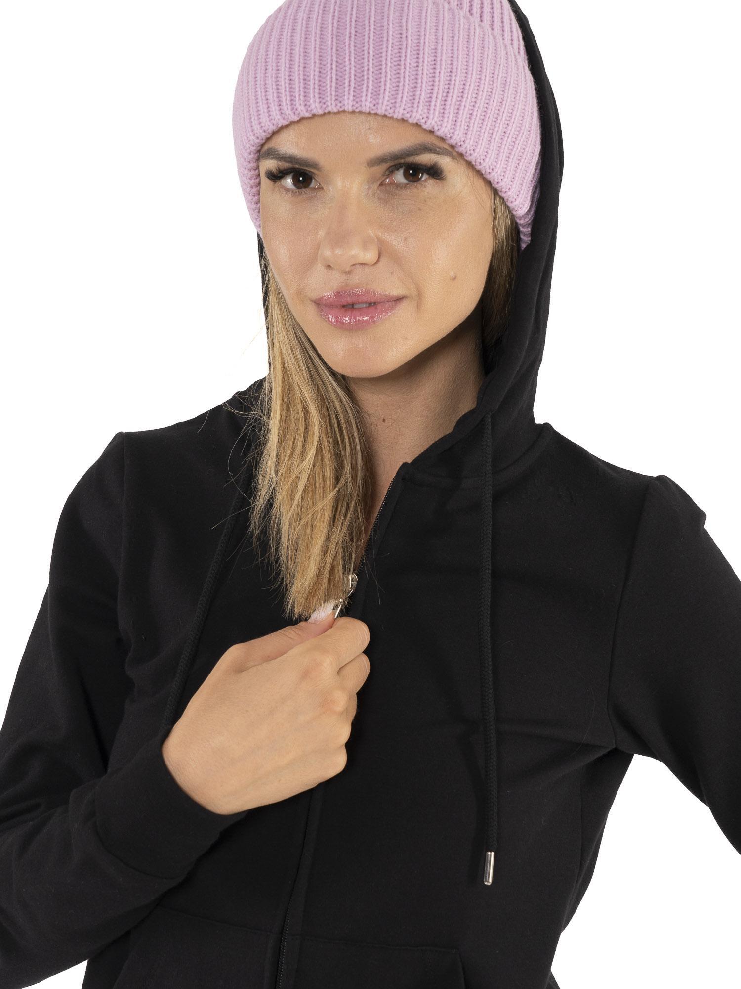 Dameswintersweatshirt met capuchon met volledige ritssluiting "Never Without" 5/7
