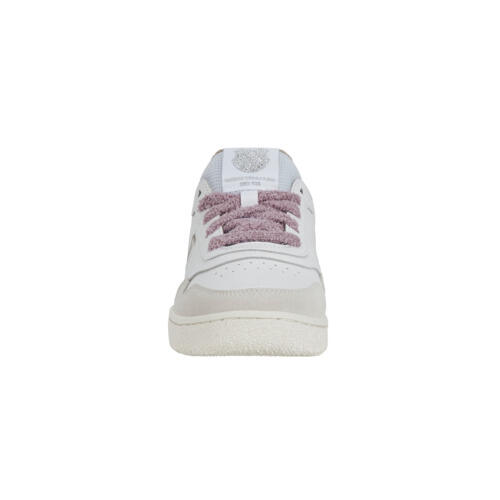 Scarpe Da Ginnastica K-Swiss Slammshield II Donna - Tennis Style In Pelle Bianco - Foto 5