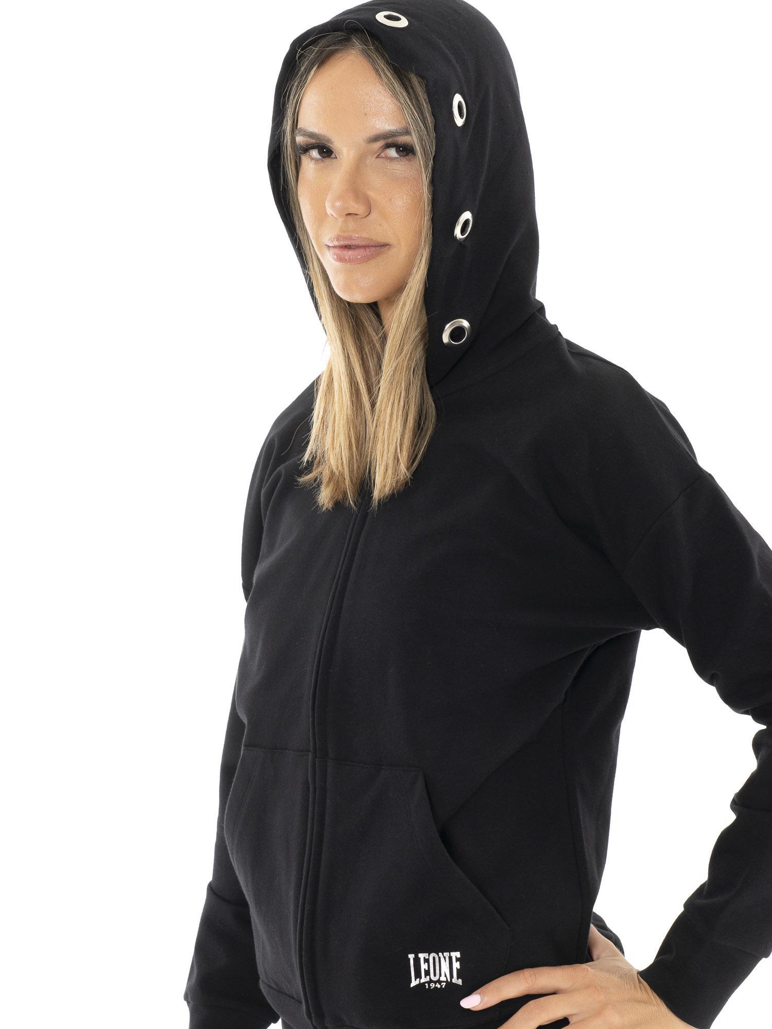 Sweat à capuche d'hiver pour femmes « Anneau noir » 3/5
