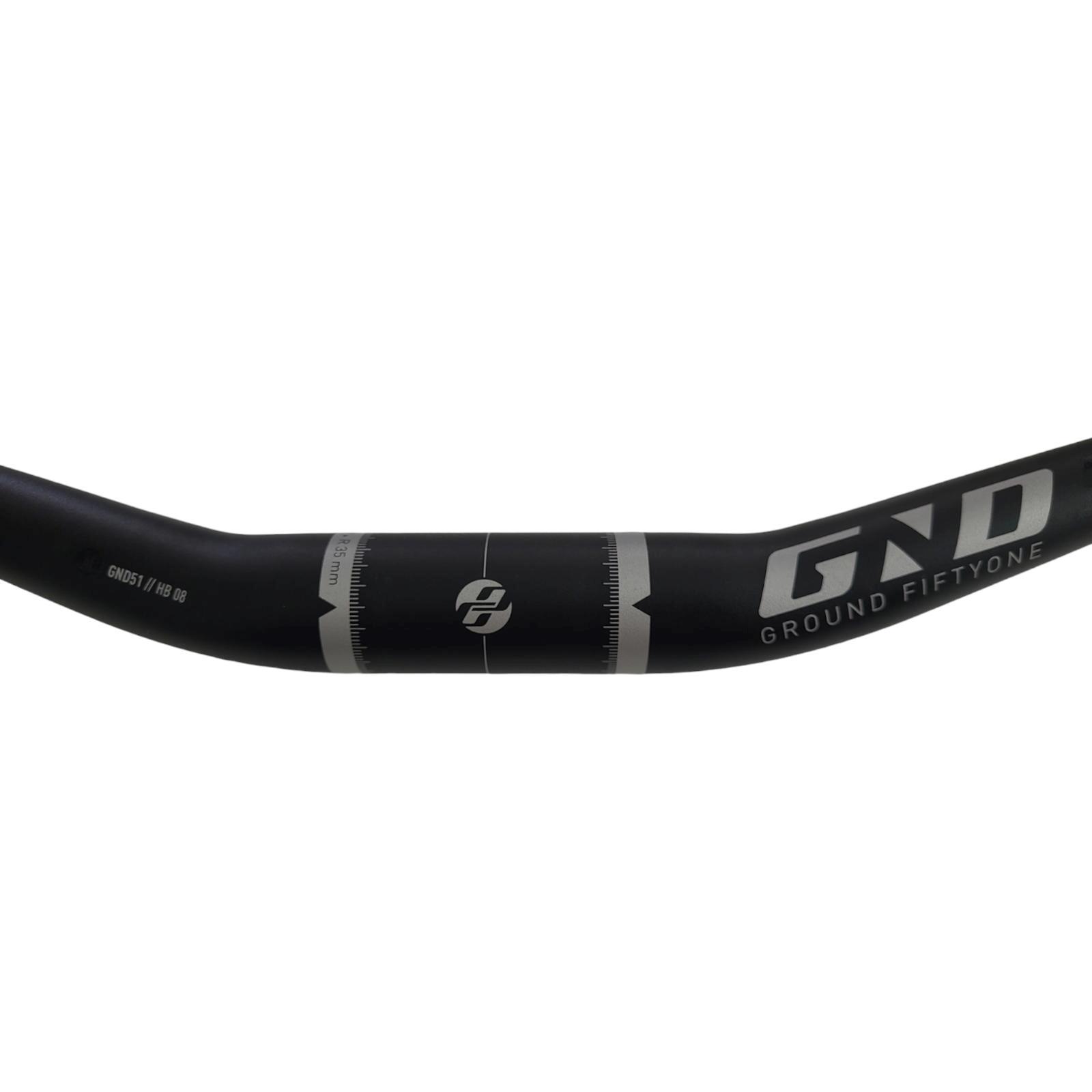 Ghost Lenkerbügel GND51 35 Team Alloy, Ø 35.0, 780mm, 35mm, schwarz, 9°/5° 2/2
