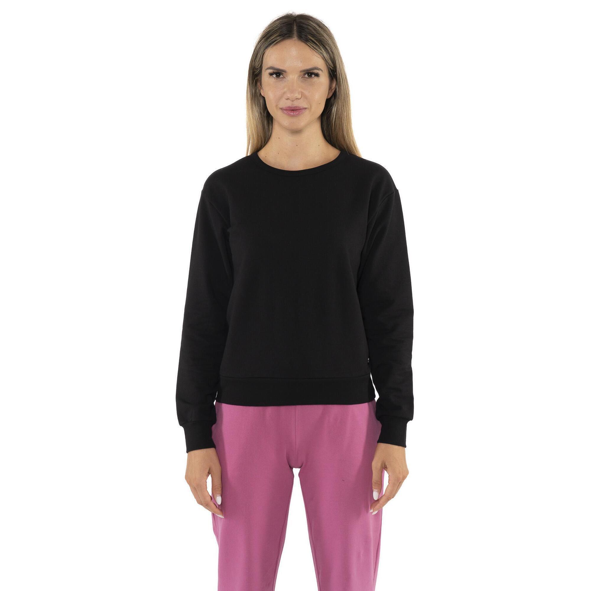Leone 1947 Apparel - Sweat-shirt D'Hiver À Col Rond Pour Femme "neve Without" - Sweat-shirt - Noir - 52 2xl - Decathlon