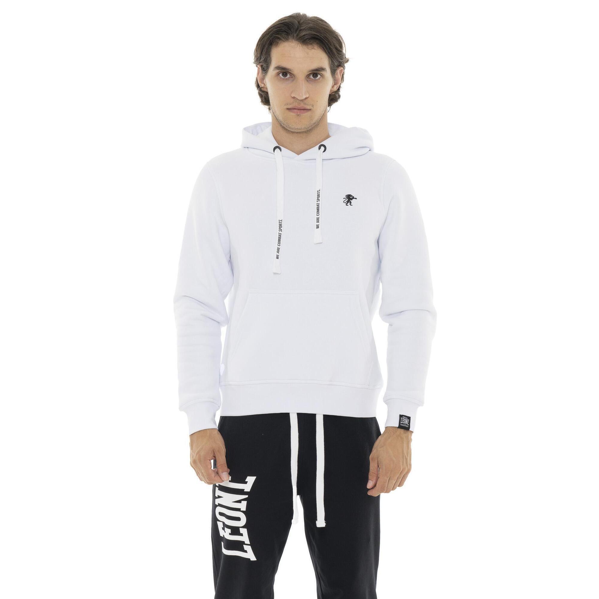 Leone 1947 Apparel - Sweat À Capuche Hiver Homme "smooth" - Sweat-shirt - Blanc - 36 Xs - Decathlon