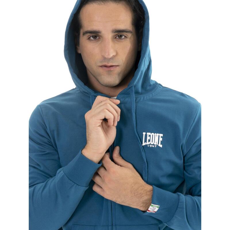 Hanorac cu fermoar Leone Basic pentru bărbați