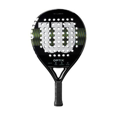 Wilson optix v1 zwart padelracket - zwart - unisex