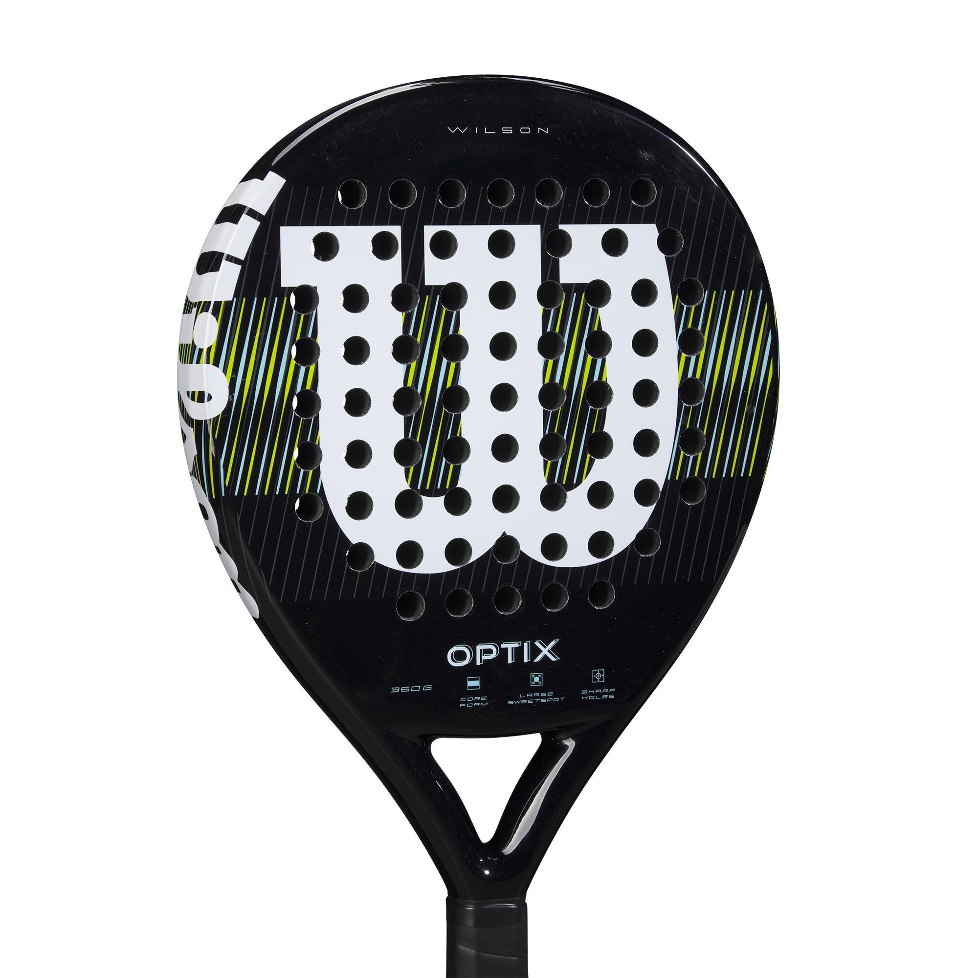 Wilson Optix V1 Zwart padelracket -  ZWART - unisex 5/5