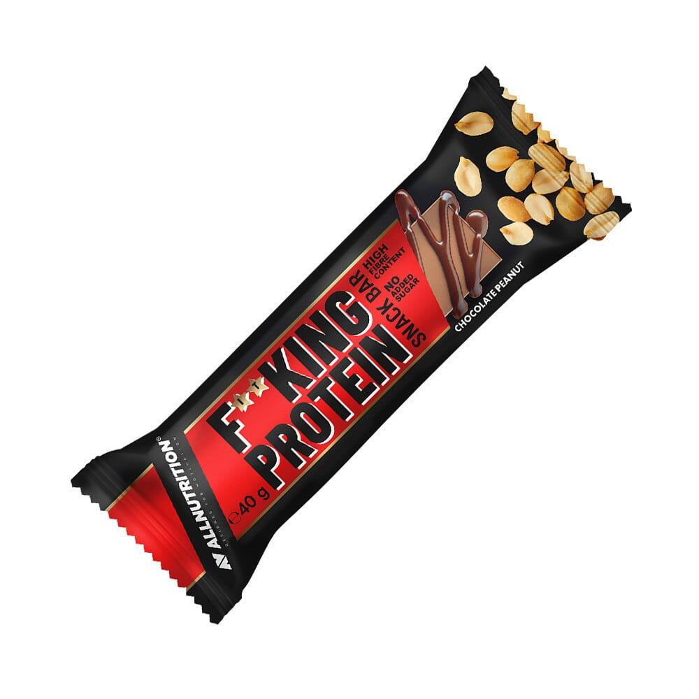 Allnutrition Fitking Protein Snack Bar High Fibre 40g x12 Chocolate Peanut