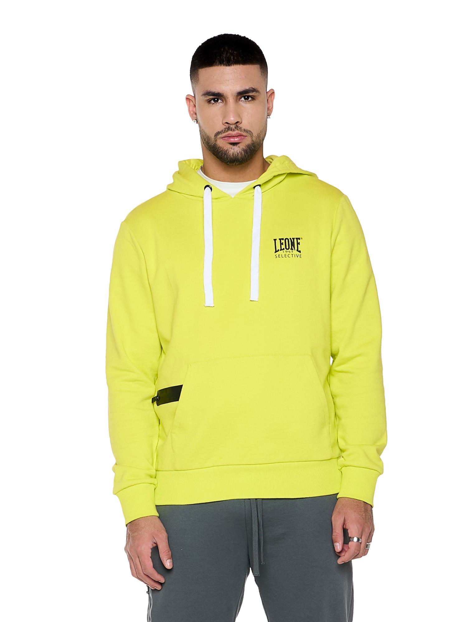 LEONE 1947 APPAREL "Selective" winterherensweater met capuchon