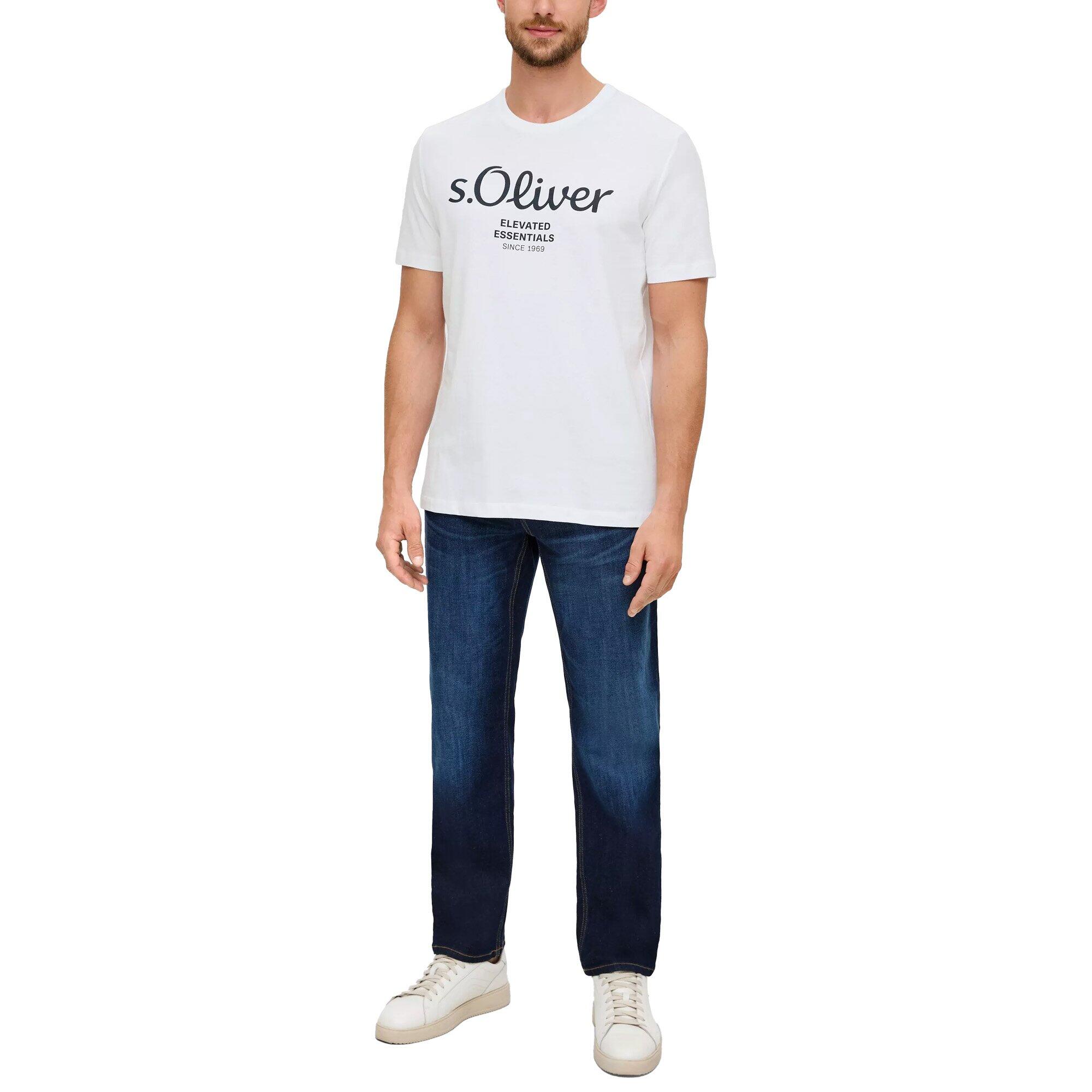 T-Shirt Herren 1er Pack Bequem sitzend-Logo T-Shirt 3/5