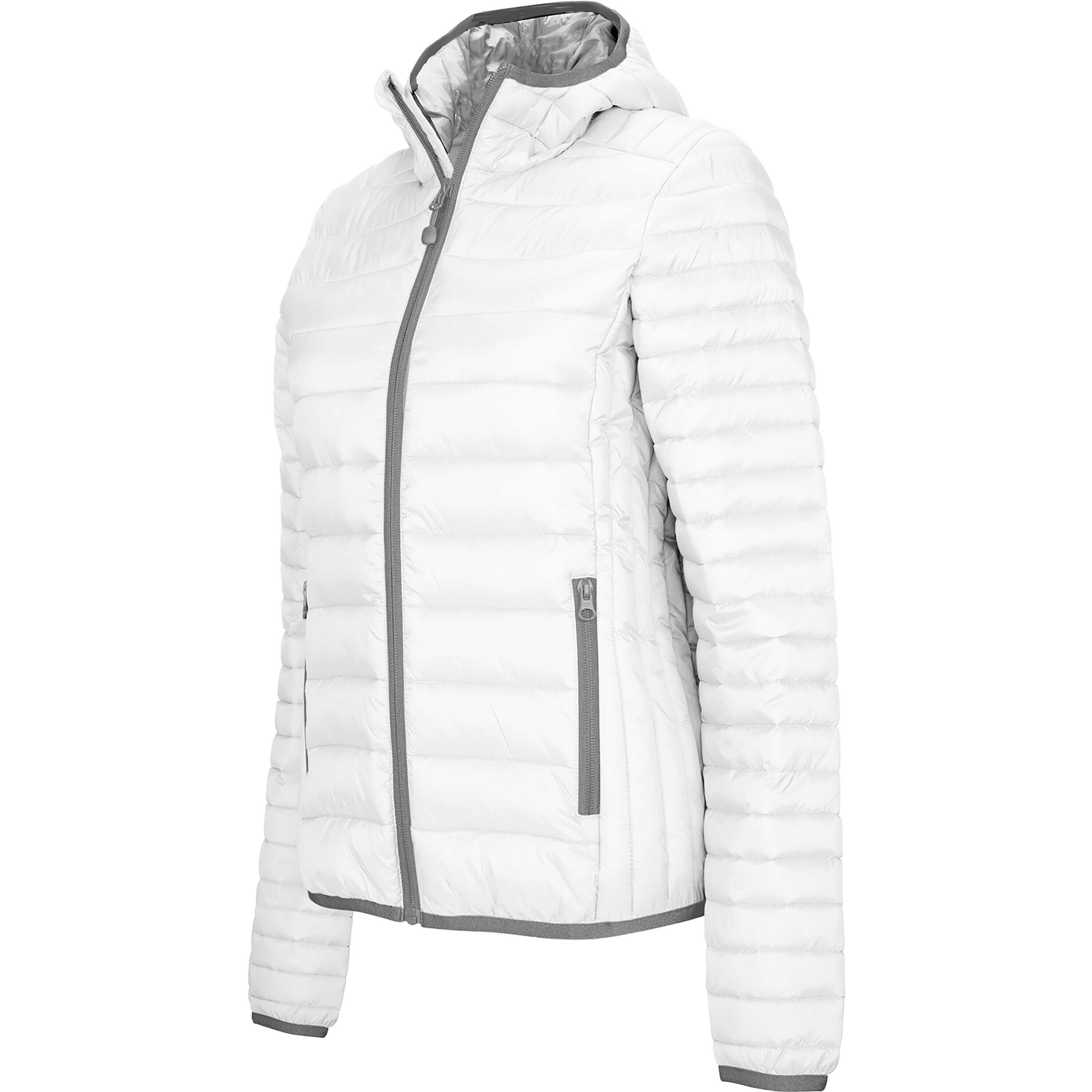 Kariban - Doudoune Femme Kariban Légère Capuche - Doudoune Synthétique - Blanc - S - Decathlon