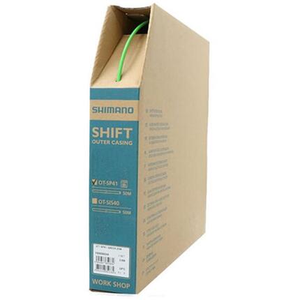 Shimano Teile Schalthülle 4mm SP41 gefettet, Shimano, grün, 25m