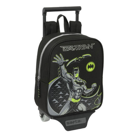 Mochila Escolar con Ruedas Batman Game over Negro