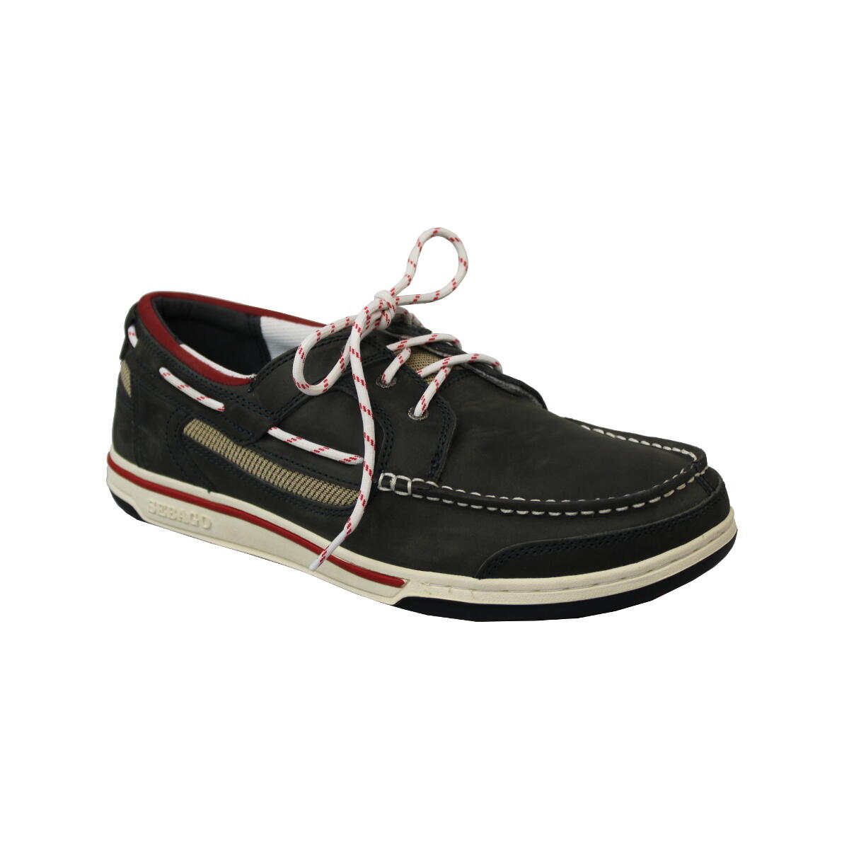 Triton Three-Eye chaussures bateau homme navy nubuck 1/6