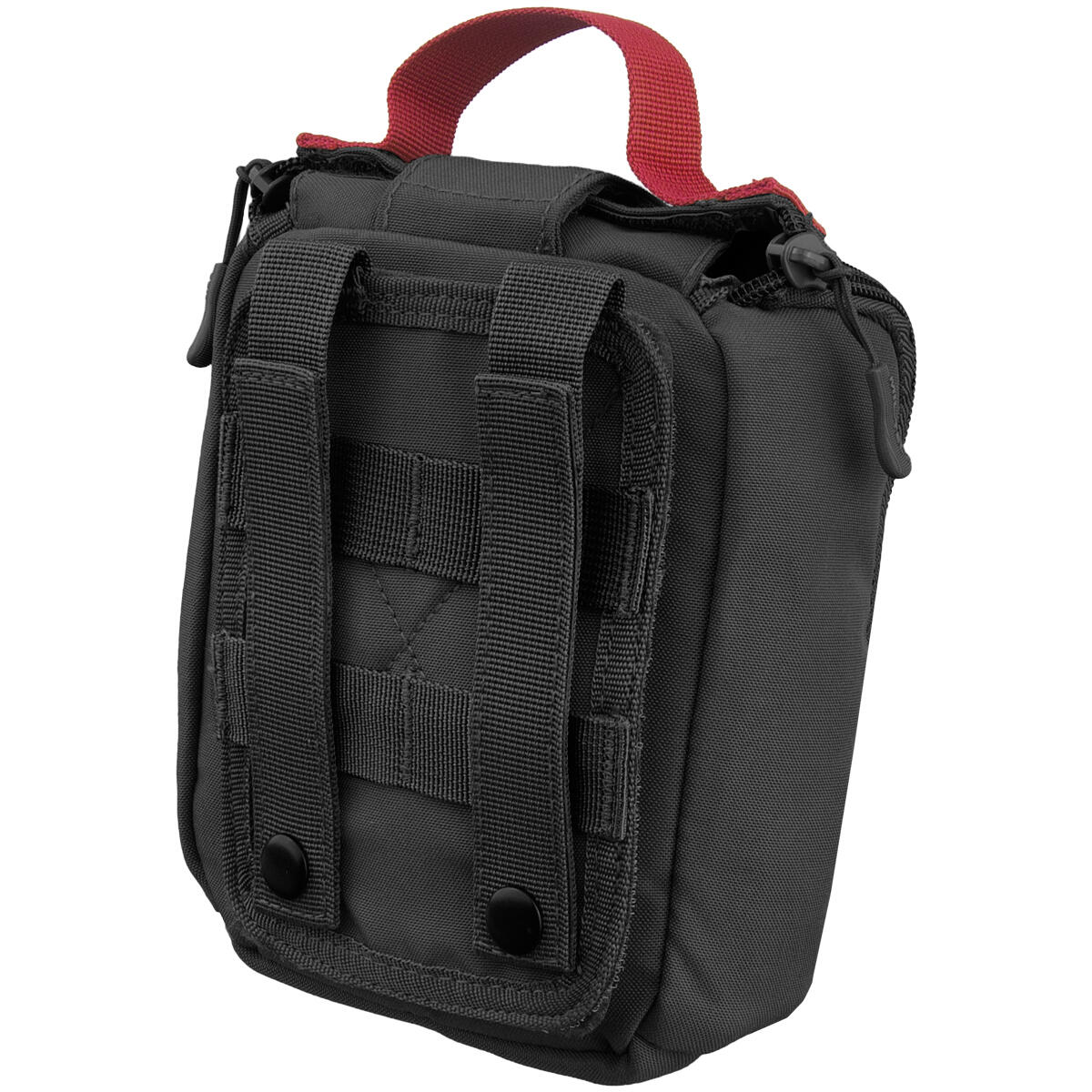 Mil-Tec Individual First Aid Kit Laser Cut Pouch Black 2/4