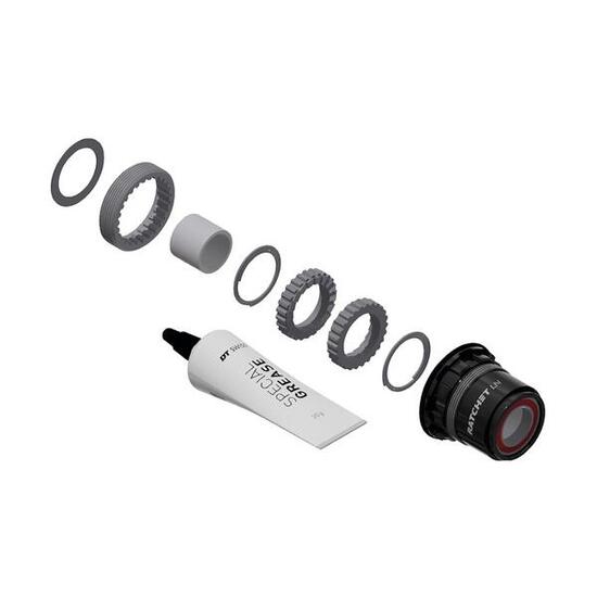 DT Swiss Umrüstkit HR-Nabe Alu, 3 Pawl in Ratchet LN, Sram XD