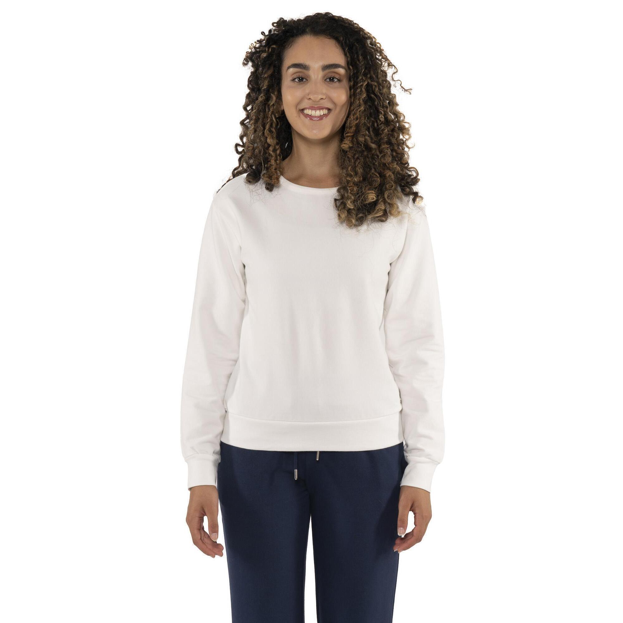 Leone 1947 Apparel - Sweat-shirt D'Hiver À Col Rond Pour Femme "neve Without" - Sweat-shirt - Blanc - 40 M - Decathlon