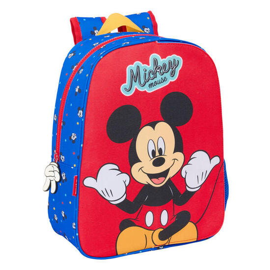 Mochila Escolar Mickey Mouse Clubhouse Good day Azul