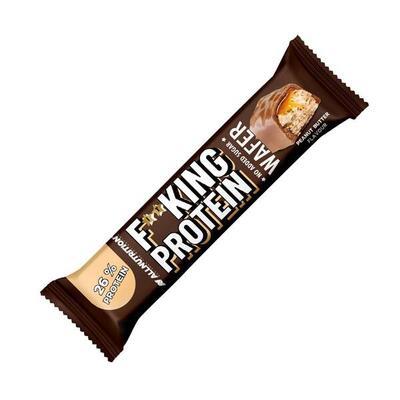 Gofres - Oblea Proteica Fitking (37 G) - Chocolate Con Mantequilla De Cacahuete