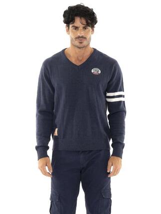 Sweat-shirts en maille à col en V pour hommes « Manifest »
