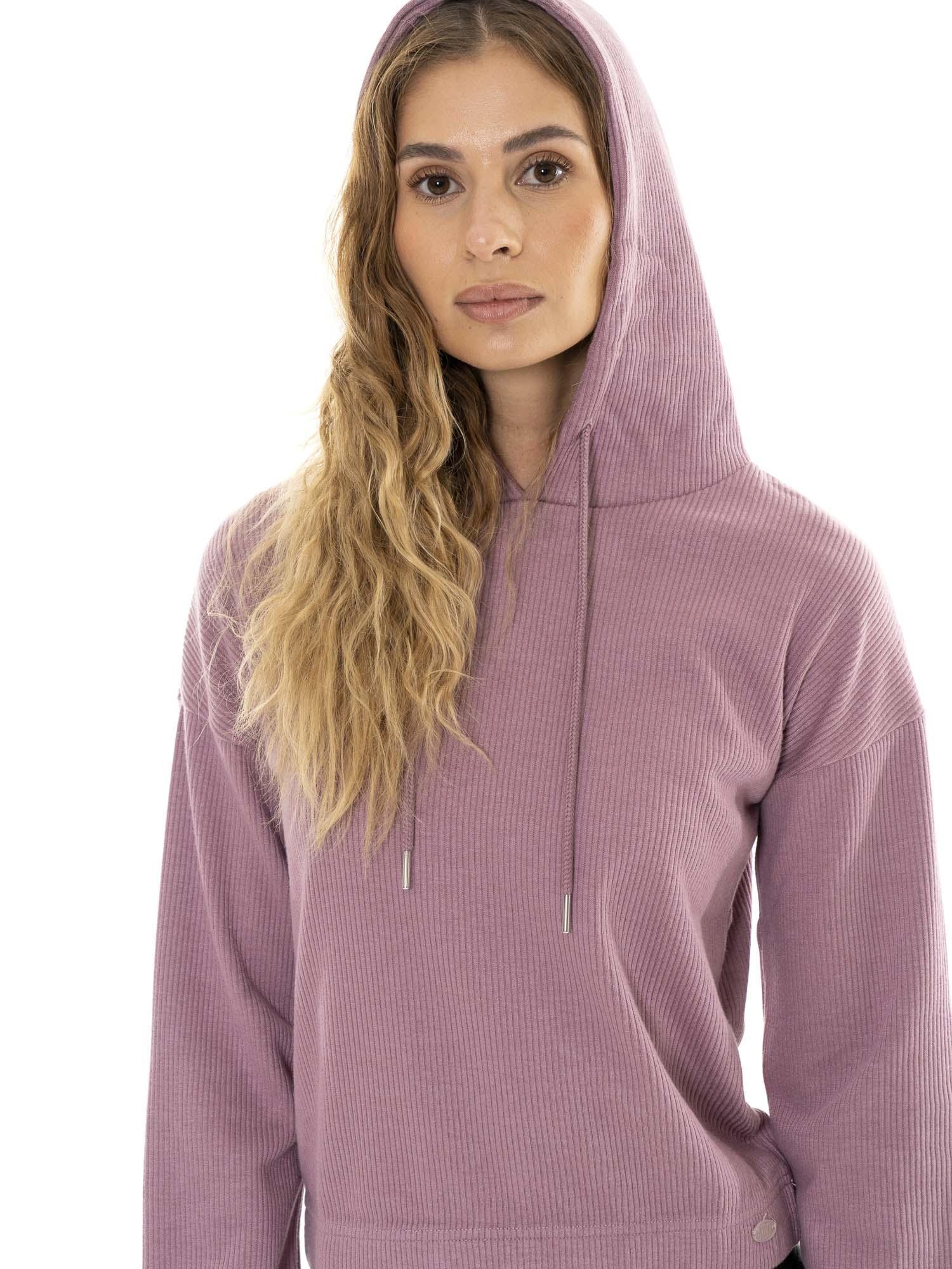 Moletom feminino canelado fino "Pearl" para o inverno 5/7