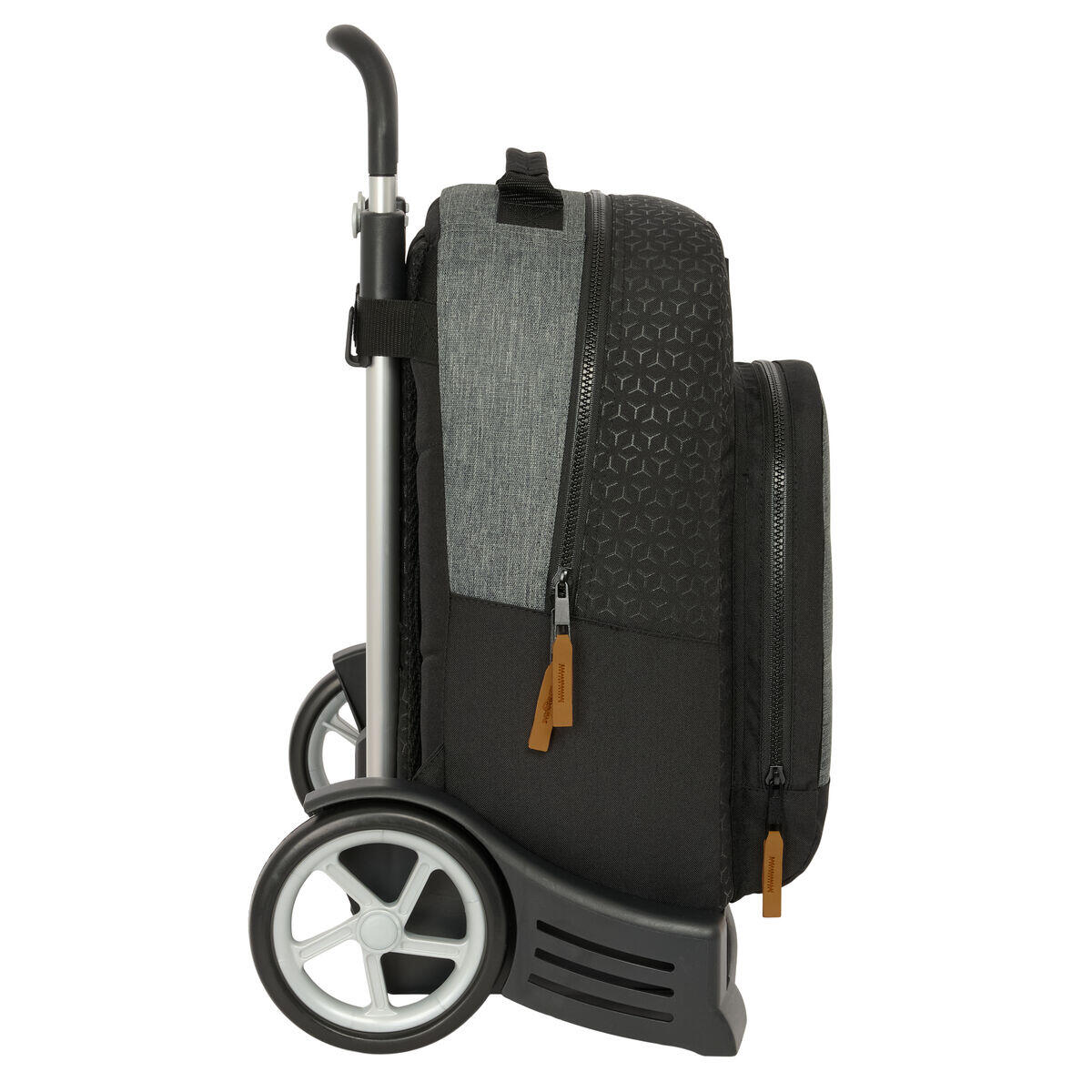 Trolley per la Scuola BlackFit8 Old school Nero 3/3
