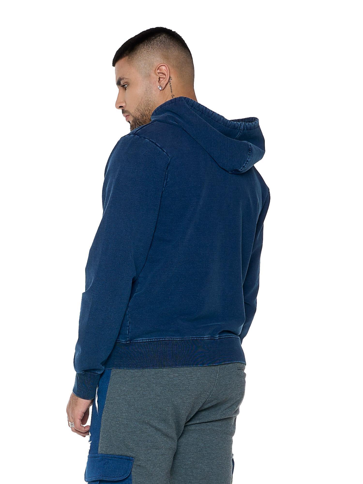 Felpa da uomo in denim "Indaco" 4/6