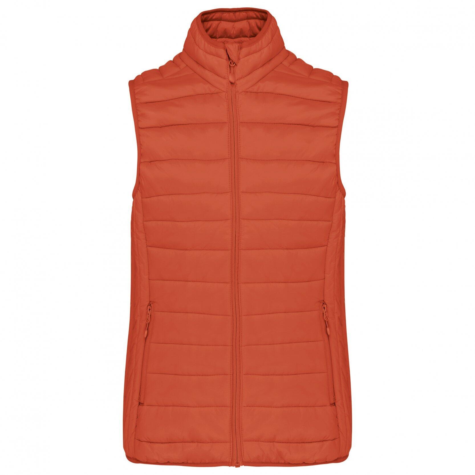 Kariban - Doudoune Sans Manches Légère Femme Kariban - Doudoune Synthétique - Marron|orange - 36 Xs - Decathlon
