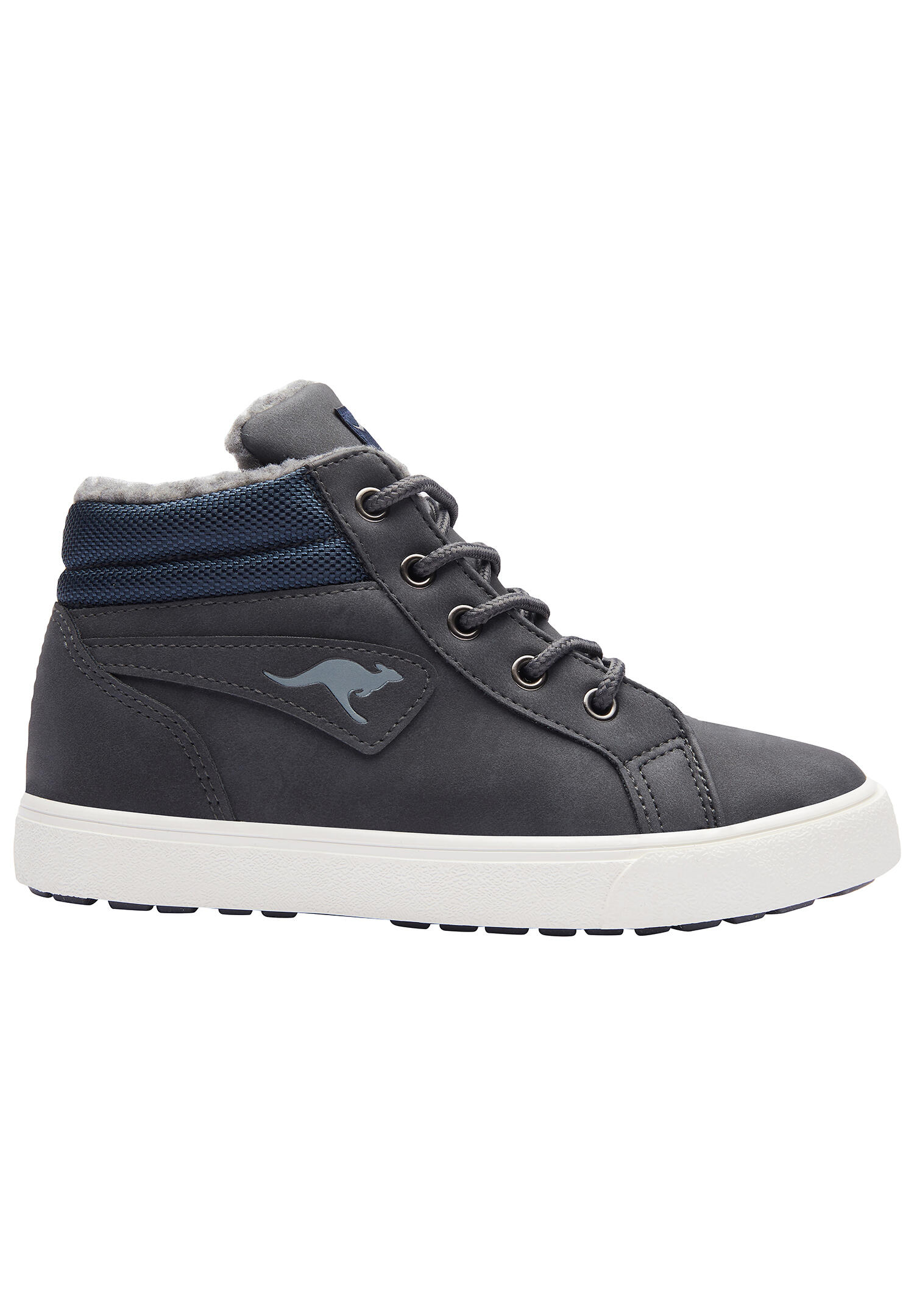 KangaROOS Kavu I High-Top Kinder Sneaker Unisex blau gefüttert Winterschuhe 2/7