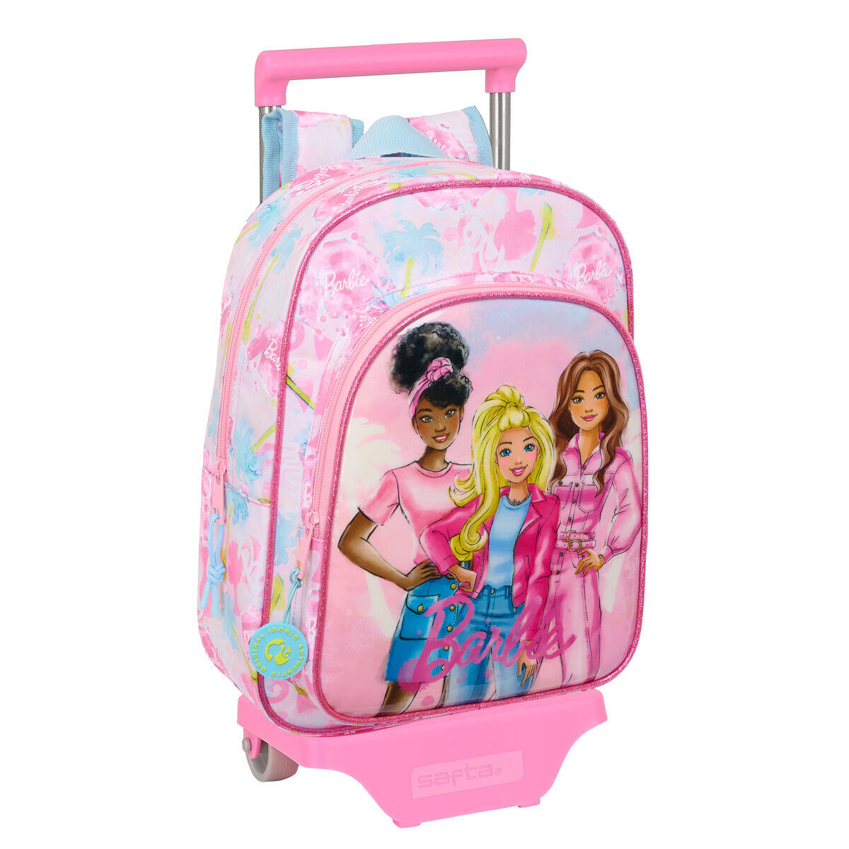 BARBIE Trolley per la Scuola Barbie Painterly Rosa