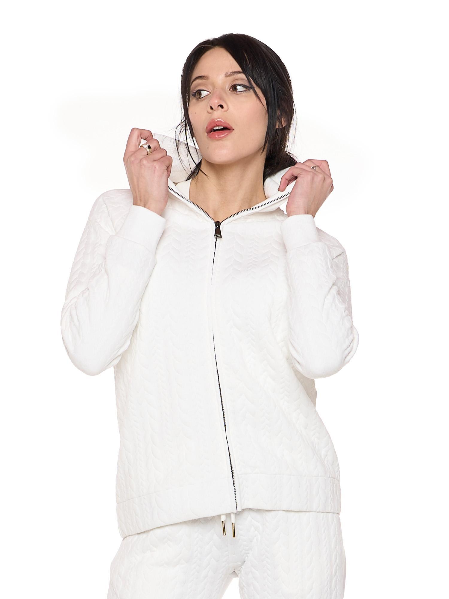 Sweat-shirts d'hiver zippés pour femmes avec col montant à torsades « Relaxed » 5/7