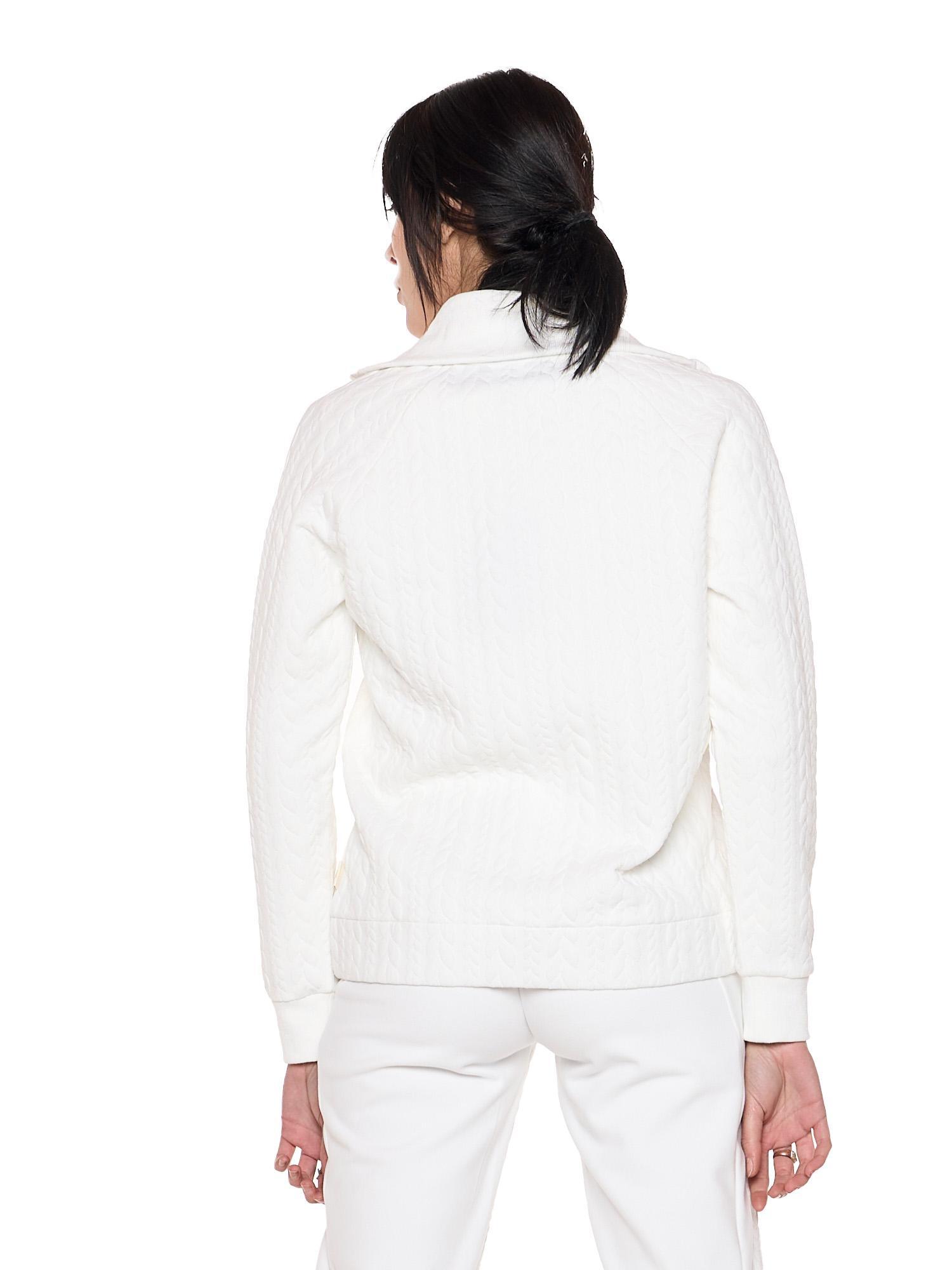 Sweat-shirts d'hiver zippés pour femmes avec col montant à torsades « Relaxed » 4/7